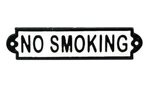 Diğer 128859655 83515 'no Smokıng' Cast Iron Sign, / 0 X 5 Cm