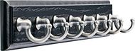 Diğer 128860150 Pirinç Fbkeyt7-Bse-R 34,3 Cm Anahtar Ray İle 7 Haken Siyah & Saten Nikel, Fbkeyt7-Bse-R