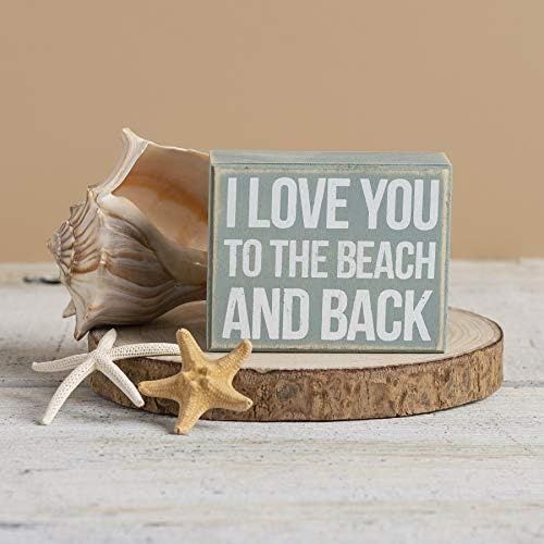 Diğer 128860307 Primitives By Kathy I You To The Beach And Back Kutu İşareti 27360 0 X 5 Cm