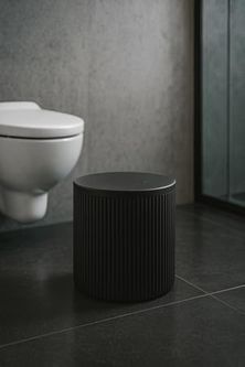 Diğer 128861577 Banyo Mutfak Çöp Kovası 6 Litre Siyah Plastik 3372