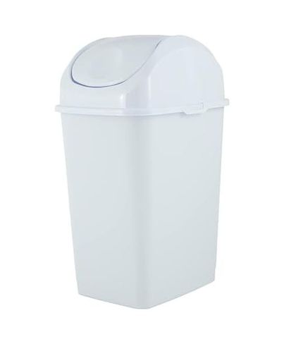 Diğer 128861820 Superio Mini Plastik Çöp Kovası, Salıncak Üst Kapaklı 1,25 Galon Kompakt Küçük Çöp Kovası Taşınabilir Çöp Kovası Tezgah, Masaüstü, Makyaj Vanity, Banyo, Araba, Lavabo Altı, Yurt İçin, 5 Litre Beyaz