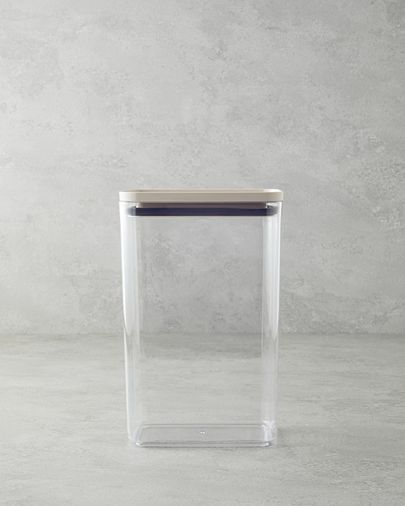 Diğer 128862779 Colessa Plastik Saklama Kabı, 700 Ml, Krem