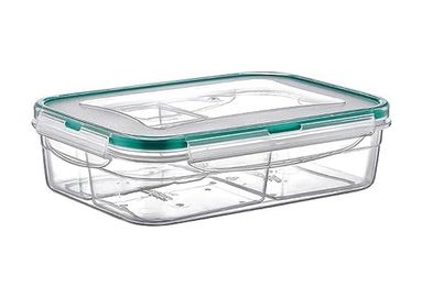 Diğer 128862982 -Dikdörtgen 3 Bölmeli Saklama Kabı Freshbox 1 Lt