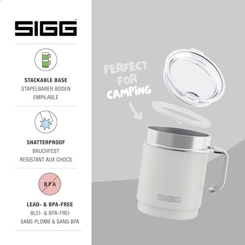 Diğer 128863483 - Camp Termos Bardak Travel Mug Snow Tritan Kapaklı Bulaşık Makinesinde Yıkanabilir Kulplu Bpa İçermez Yalıtımlı Bardak Çift Duvarlı Beyaz 0,36 L