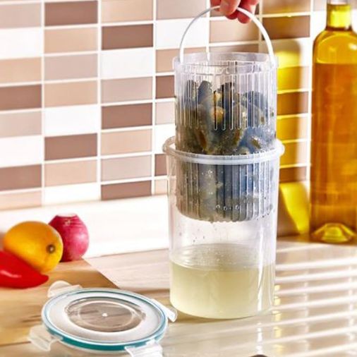 Diğer 128864254 -Zeytin Turşu Sebze Yıkama Kutusu Klipsli Kapaklı Saklama Kabı