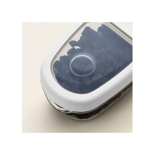 Diğer 128868337 Vakumlu Beyaz Kapaklı Saklama Kabı Silikon Kauçuk Beyaz 8X6 Cm 1 Adet Küçük Boy