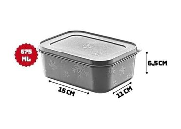 Diğer 128868537 No Frost Silikon Yumuşak Kapalı Saklama Kabı Dondurucu Ve Buzluk Saklama Kabı 675Ml, Kapaklı No Frost Saklama Kabı 675Ml, Derin Dondurucu Saklama Kabı 675Ml