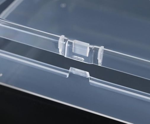 Diğer 128868677 12,5Cm Mini Şeffaf Eşya Takı Elektronik Saklama Kutusu Organizer Düzenleyici Klipsli Kapaklı Kutu