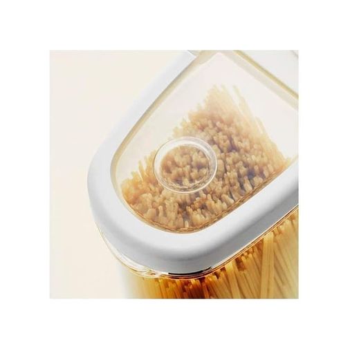 Diğer 128869116 Vakumlu Kapaklı Saklama Kabı Beyaz Silikon Kauçuk Beyaz 8X30 Cm 1 Adet Büyük Boy