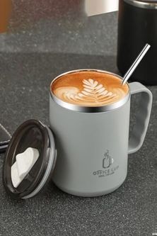 Diğer 128869309 304 L Çelik Gri 500 Ml Kahve El Termos Kupa Mug Cin557Gr