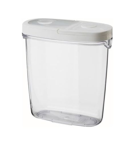 Diğer 128870409 Vakumlu Kapaklı Saklama Kabı Beyaz Silikon Kauçuk Beyaz 8X18 Cm 1 Adet Orta Boy