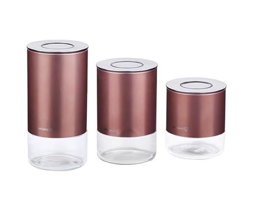 Diğer 128871266 Stora Plus 3Lü Rosegold Saklama Seti