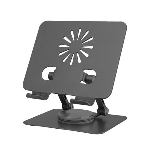 Diğer 128872446 Tablet Standı Katlanabilir Alüminyum Alaşımlı Yüksek Dayanıklı Malzeme Kaymaz Ayarlanabilir Çok Amaçlı Fonkiyonel İpad Uyumlu Stant Zr756