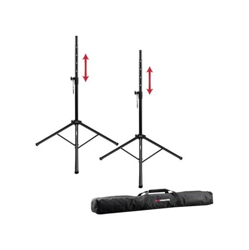 Diğer 128873388 Frameworks Frameworks Gfw-Spk-2000 Çift Hoparlör Standı Ve Taşıma Çantası Seti