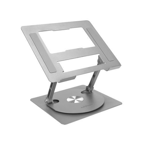 Diğer 128874785 Ad-Rc30 360 Derece Dönebilen Ayarlanabilir Çelik/alüminyum + Kaymaz Silikon Ped Metal Laptop Stand