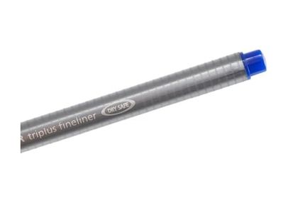 Diğer 130373114 3343 Triplus Fineliner Keçeli Kalem, 0.3 Mm Uç, Su Bazlı Mürekkep, Mavi