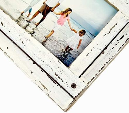 Diğer 130373865 Prınz Homestead Holzrahmen 4 X 6 Distressed White