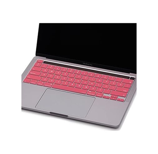Diğer 131736491 Macbook Pro Türkçe Q Çeviri Klavye Koruyucu Us Ansı Amerikan Düz Enter A2338 M1 M2 A2251 A2289 A2141 Uyumlu Silikon Keyboard Cover Pembe