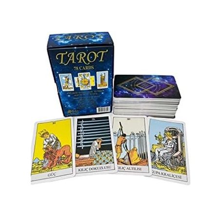 Diğer 131746882 Tarot Kart Seti 78 Kartlı Sadece Kart,
