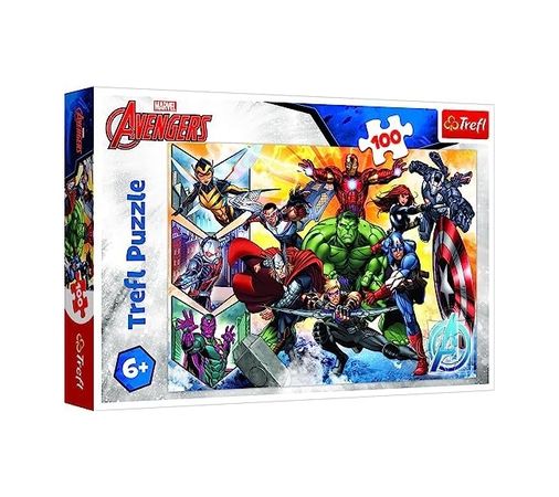 Diğer 131747609 16431 100 Parça Kraft 5+ Yaş Çocuklar Yapboz, Yenilmezler