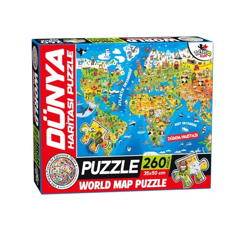 Diğer 131747617 Dünya Haritası Puzzle