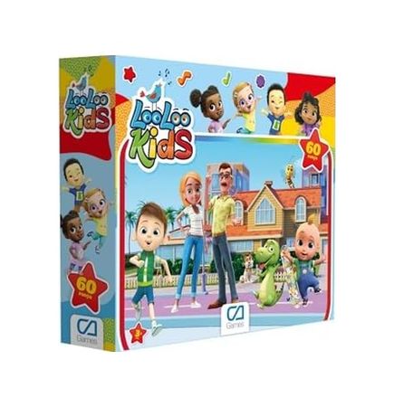 Diğer 131747905 Looloo Kids 60 Parça 34X24Cm Çocuk Puzzle Yapboz Serisi
