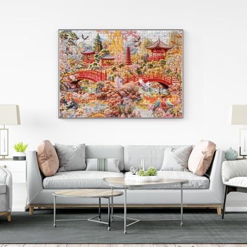 Diğer 131748023 Puzzle - Japon Bahçesi,3000 Parça Puzzle, 4938