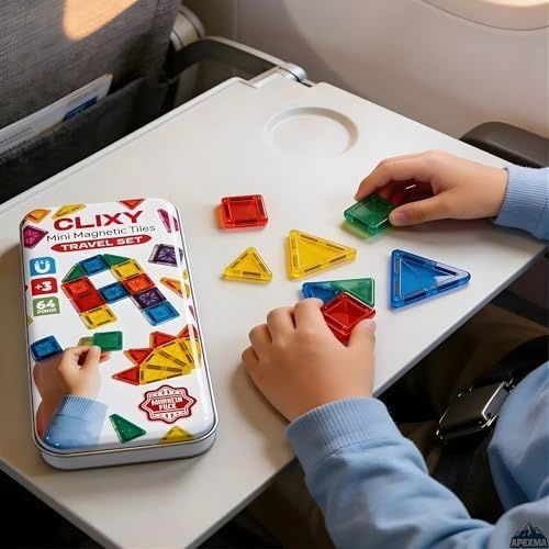 Diğer 131748031 Oyuncak Eğitici Stem Manyetik Yapı Blokları 64 Parça 3D Zeka Geliştirici Manyetik Karo Seti