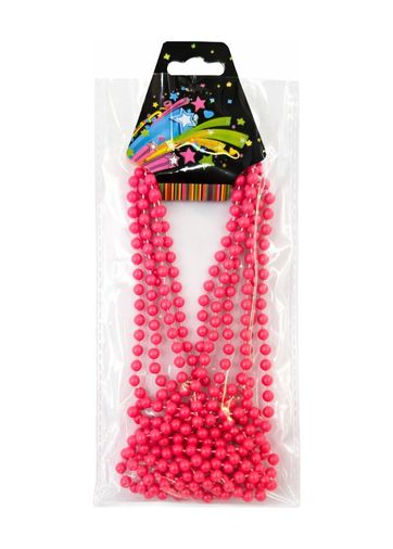 Diğer 131841724 Neon Pembe Boncuk Kolye 80 Cm Retro 80 Ler 90 Lar Parti Aksesuarı - Huvj-874155 Standart