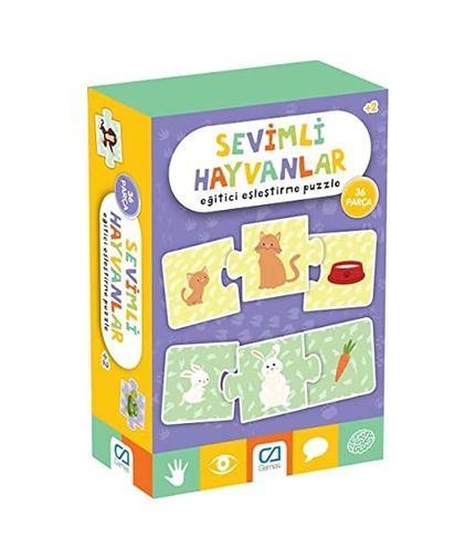 Diğer 131947218 Sevimli Hayvanlar 36 Parça Puzzle Ca.5128