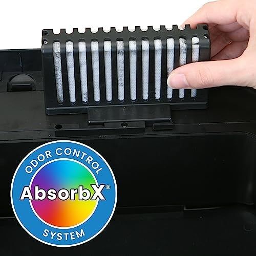 Diğer 142783243753670140557466 İtouchless Absorbx Koku 3'lü Paket Çöp Kokularını Emer, Doğal Aktif Karbon Teknolojisi, Biyobozunur - 8 Gal Ve Daha Büyük Çöp Koku Giderici, Filtreler Açık Gri