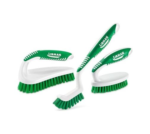 Diğer 142783243757920140557466 Libman Fırçalama Fırçası Seti - Harç,, Banyo, Mutfak İçin Üç Farklı Dayanıklı Fırça. Kullanımı Kolay, Zorlu Dağınıklıklar İçin Güçlü Lifler - Abd'de Üretilen Aile, Üniseks Parti 2406 Açık Gri