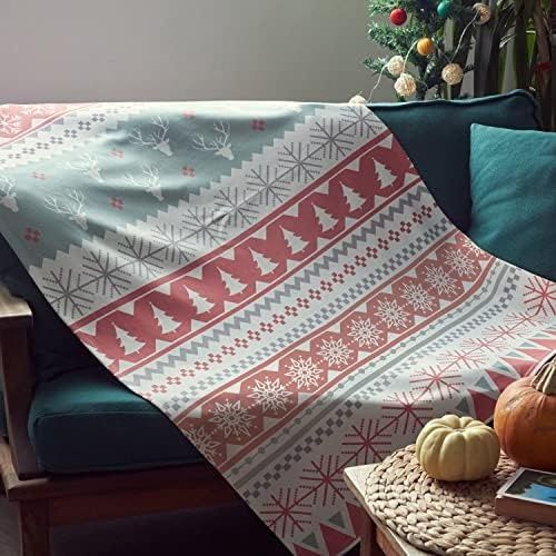 Diğer 142783243846480140557466 Yılbaşı Tasarımlı Dekoratif Tv Battaniyesi - Tek Kişilik Battaniye 95 X 145 Cm Açık Bej