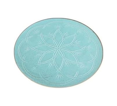 Diğer 142783243857340140557466 Christina Turkuaz Düz Tabak 32Cm Açık
