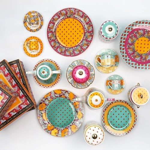 Diğer 142783243866880140557466 Art Eliana 20 Cm Dörtlü Tabak Seti Açık
