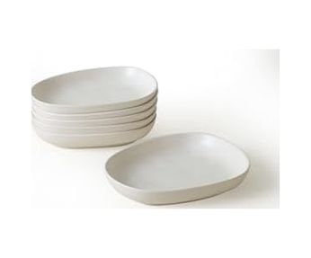 Diğer 142783243874230140557466 Mat Beyaz Yemek Tabağı 23 Cm 6 Adet Açık