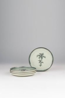 Diğer 142783243878040140557466 Porselen 4 Parça 21 Cm Pasta Tabağı 80795 Açık