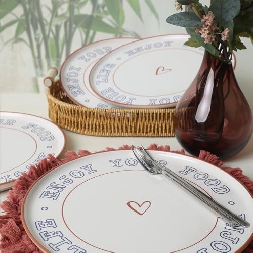 Diğer 142783243882130140557466 Enjoy Your Servis Tabağı 28 Cm 4 Adet 22973 Açık