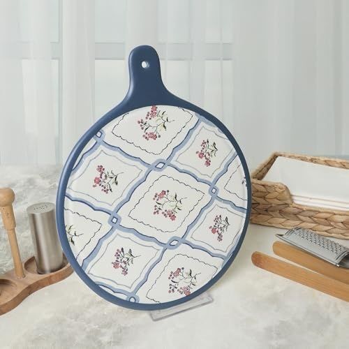 Diğer 142783243882530140557466 Floral Peynir Sunum Tabağı 26 Cm 22668 Açık