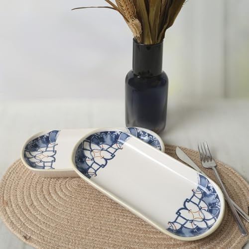 Diğer 142783243882650140557466 Wave Noyan Kayık Tabak 26 Cm 2 Adet 22747 Açık