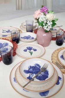 Diğer 142783243885430140557466 Brush & Bloom Yemek Takımı 18 Parça 6 Kişilik 22957-58 Açık