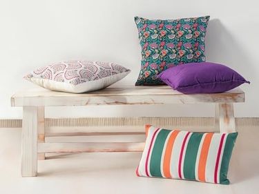 Diğer 142783243886690140557466 Merrow Çizgili Pamuk Yastık 30X50Cm Açık Indigo