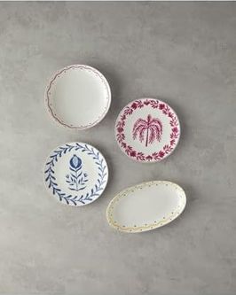 Diğer 142783243889100140557466 Carnival Porselen Pasta Tabağı 20 Cm Lacivert-Beyaz Açık