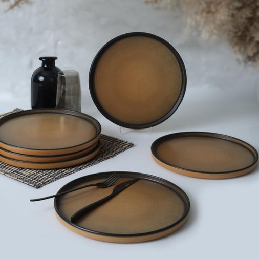 Diğer 142783243891400140557466 Skackable Servis Tabağı 27 Cm 6 Adet 21782 Açık