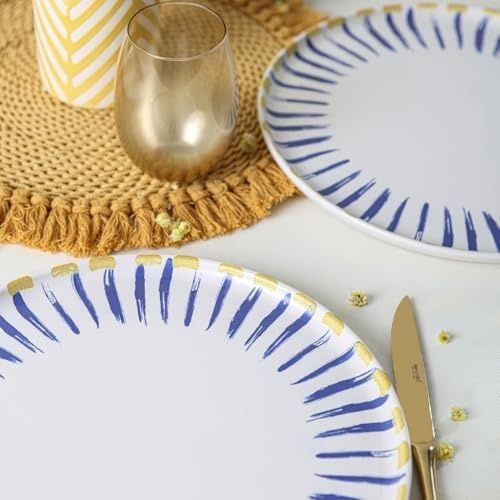 Diğer 142783243892110140557466 Yellow Servis Tabağı 28 Cm 6 Adet 21605 Açık