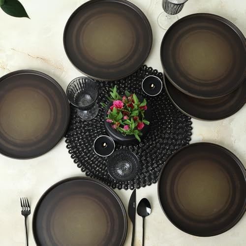 Diğer 142783243892560140557466 Stackable Servis Tabağı 27 Cm 6 Adet 21781 Açık