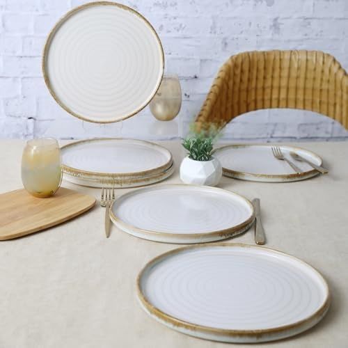 Diğer 142783243892650140557466 Breeze Skackable Servis Tabağı 27 Cm 6 Adet 21722 Açık