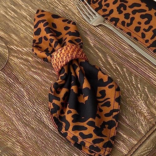 Diğer 142783243931740140557466 Leopard Desenli 2Li Peçete 40X40 Cm -