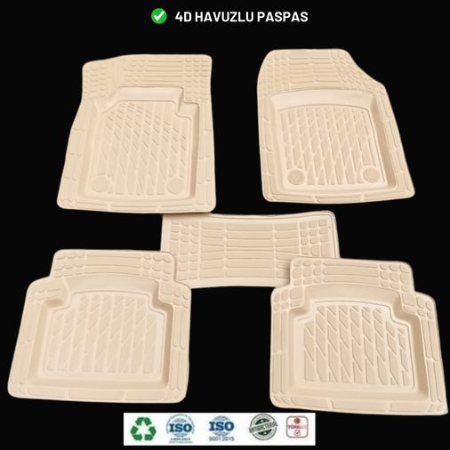 Diğer 2431158 Land Rover Freelander 2 2006 4D Havuzlu Üniversal Yeni Nesil Paspas Bej Gold Seri