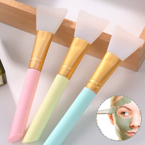 Diğer 2874559 2Li Silikon Temizlemesi Kolay Kullanılabilen Yüz Cilt Bakımı Maske Ve Krem Spatulası 4434